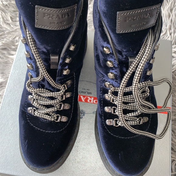 Prada Velvet Boots - Picture 3 of 9
